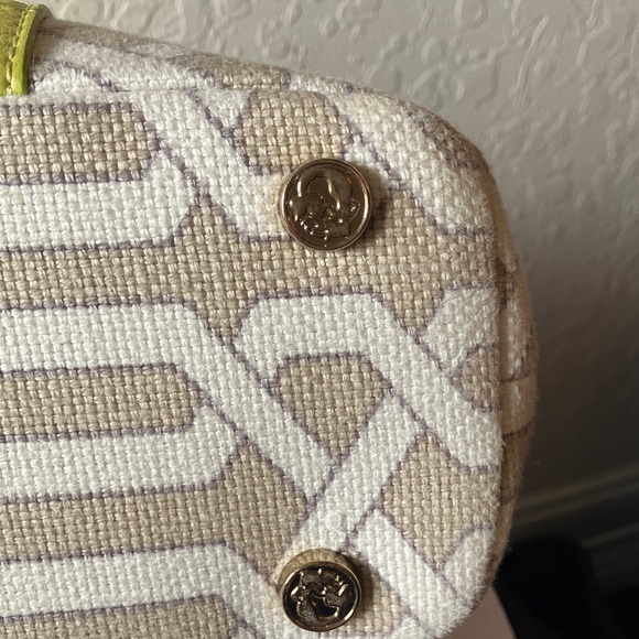 Spartina 449: Veranda Satchel Crossbody Bag- Geometric Pattern - Picture 11 of 11
